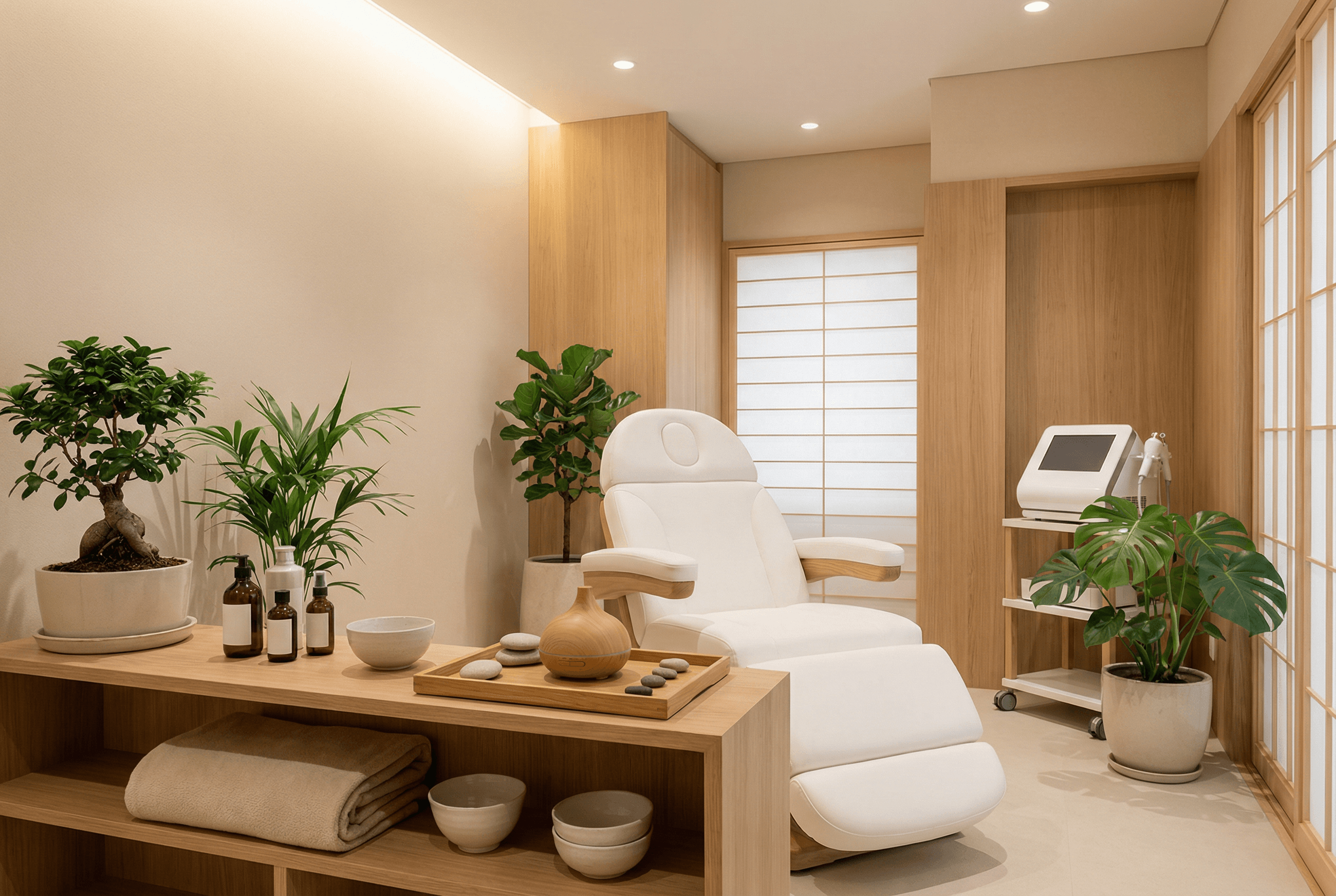 清潔感のある店内